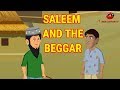 Saleem and the beggar  moral stories for kids in english  maha cartoon tv english