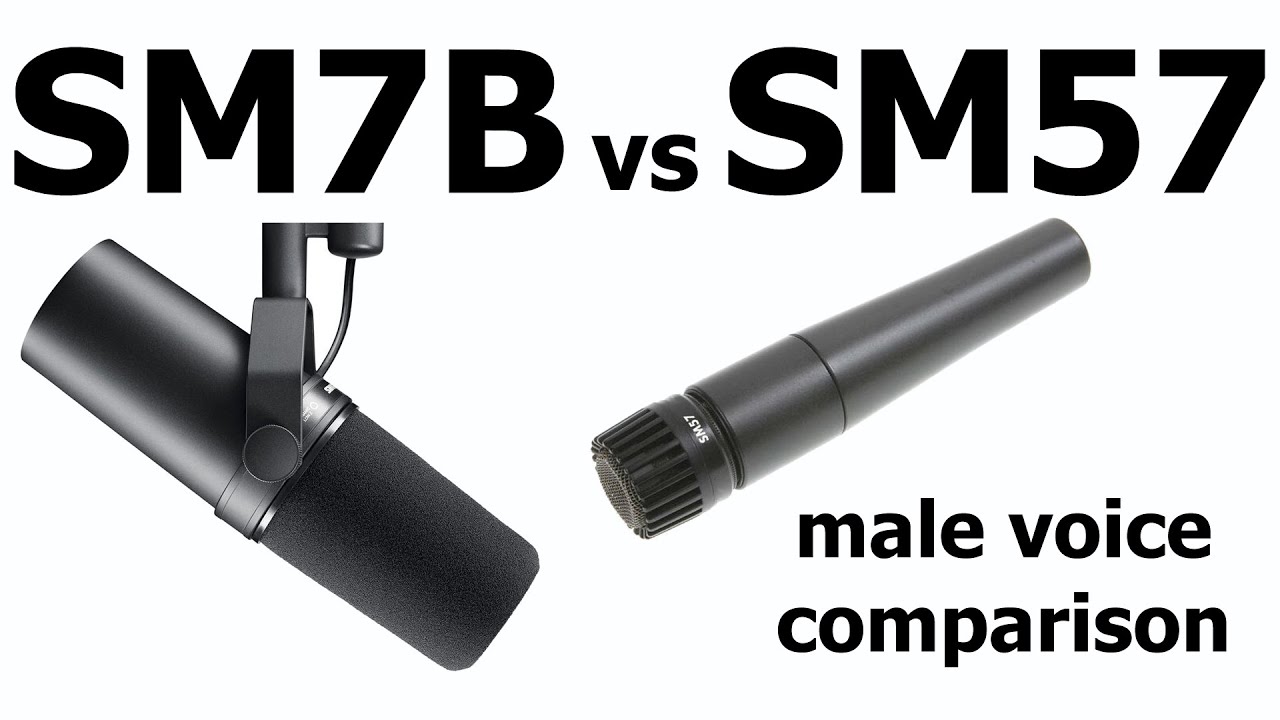 Shure SM7B vs SM57 /w Cloudlifter YouTube