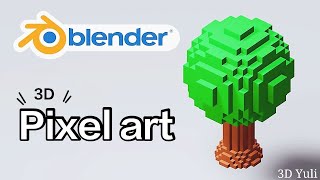 3D Blender VOXEL ART вексель арт для начинающих в блендер