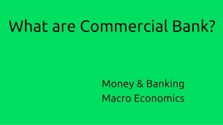what are commercial bank budget money banking ca cpt cs cma foundation class 11