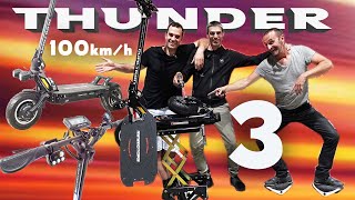 สกู๊ตเตอร์ไฟฟ้า 100 กม./ชม. Dualtron Thunder 3