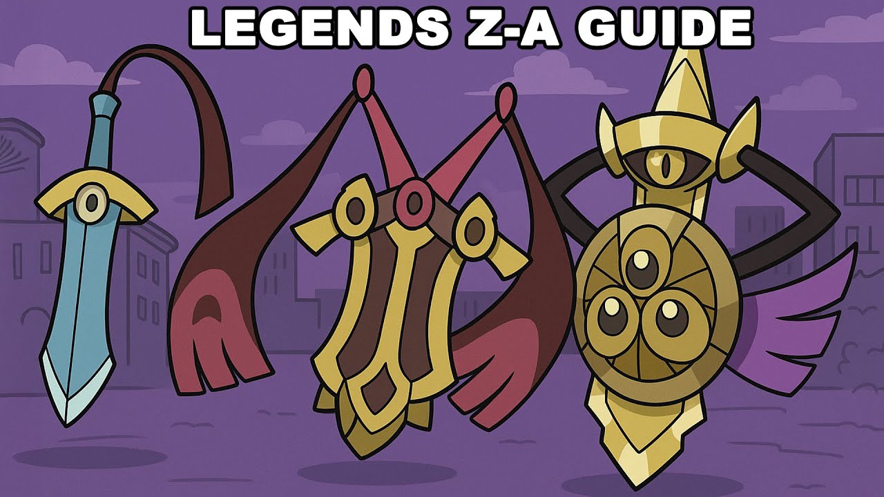 チャンピオンシップ　プロモ　Angislash Doublade Honedge How to Get Honedge, Doublade & Aegislash in Pokémon Legends Z-A