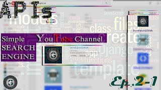 CodingwithAPIs EPISODE - 2 PART - 1 || SIMPLE YOUTUBE CHANNEL SEARCH ENGINE / JAVASCRIPT - JQUERY