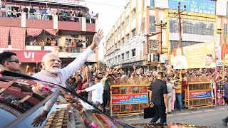 Exclusive visuals: Unparalleled support & massive roadshow from PM's Gujarat Visit