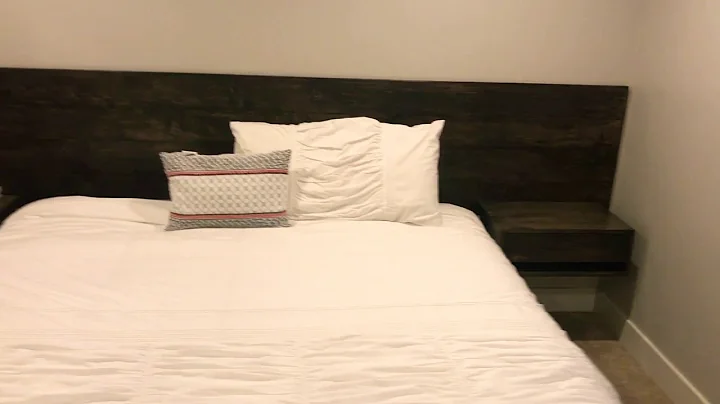 Custom floating bedside tables (finished)