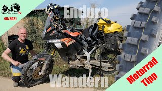 Dunlop Geomax Enduro EN91 Test beim Endurowandern auf einem Dualsport-Motorrad | CCM GP450 Adventure