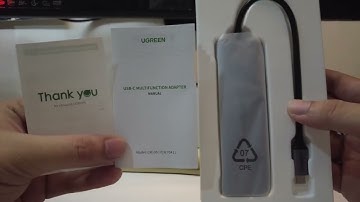 UGREEN USB C HUB 6 in 1 Multifunctional Adapter | Unboxing+Quick look+Set up |