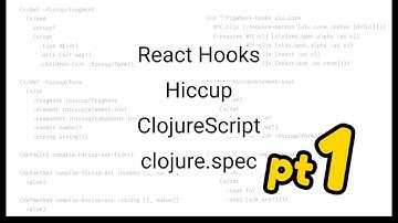 ClojureScript wrapper for React with Hooks pt1