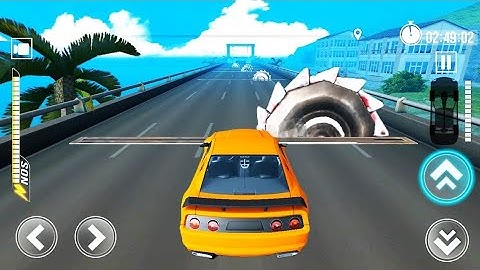 DEADLY RACE #16 - Police Car Speed Bumps Challenge 3d Gameplay Android IOS