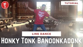 Honky Tonk Badonkadonk - Line Dance Tutorial🤠