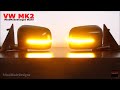How to make car mirrors sequential led indicator lights diy vw golf / jetta mk2
