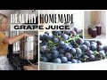 Juicing Grapes ~ Preserving Grapes ~ Healthy Grape juice ~ Grape Juice Tutorial