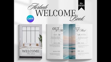 Airbnb Digital Welcome Book - Canva Tutorial