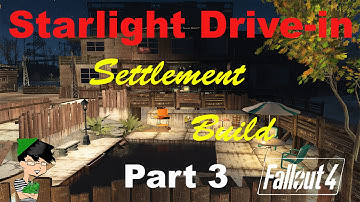 Fallout 4 settlement build: starlight drive-in resort part 3 Pool build 1440p