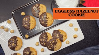 Eggless Hazelnut Shortbread cookies recipe