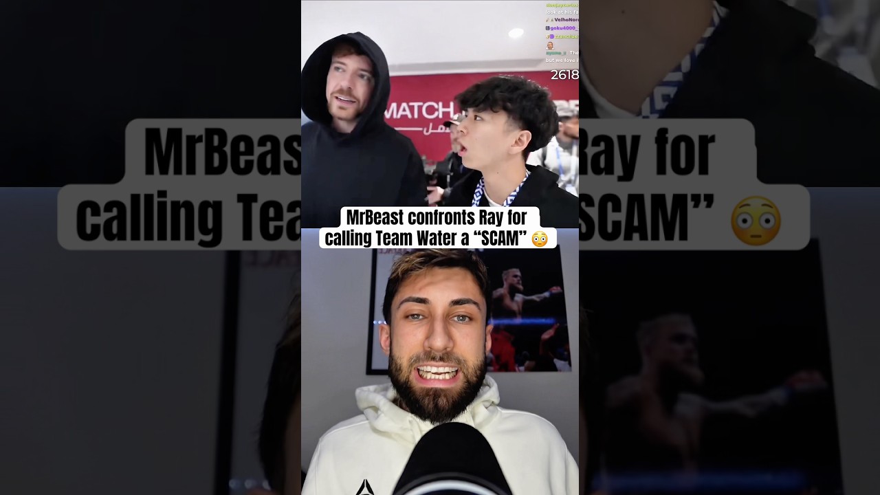 MrBeast confronts Ray for calling Team Water a scam + Khaby Lame signs $975M Al deal.