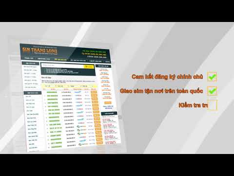 Video SIM THĂNG LONG - simthanglong.vn - youtube