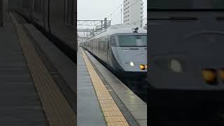 【#南福岡駅】特急リレーかもめ37号  通過 #787系