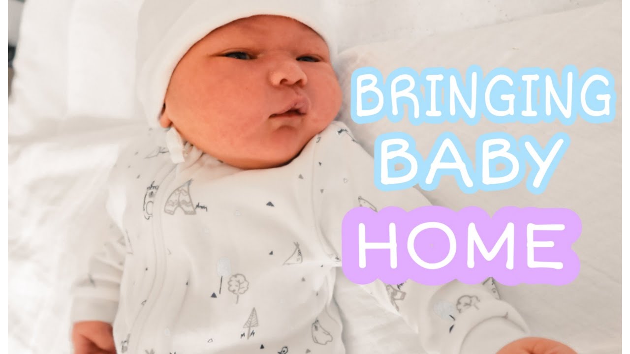BRINGING NEWBORN BABY HOME FROM HOSPITAL! - YouTube