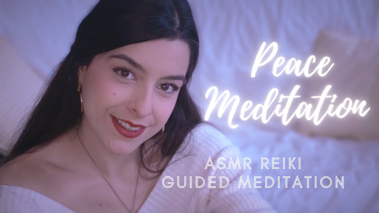 guided meditation for peace 🌍🧘‍♀️ ASMR REIKI // Pillar of Light, 12D ...