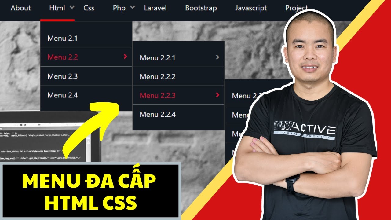 html ul  Update 2022  Hướng dẫn tạo MENU ĐA CẤP với HTML, CSS dễ dàng | Unitop.vn