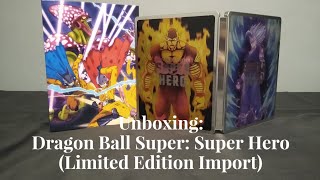 Dragon Ball Super: Super Hero - Steelbook Blu-ray + Collector's Ed. Blu-ray+ DVD -- Honest Unboxing 