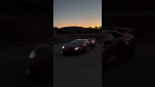 Lamborghini Aventador Svj Sunset Views