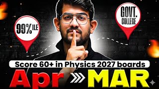 how to study physics class 12 boards 2027 | physics kaise padhe class 12th boards 2027 strategy hsc