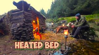 Bushcraft Shelter With Heated Bed