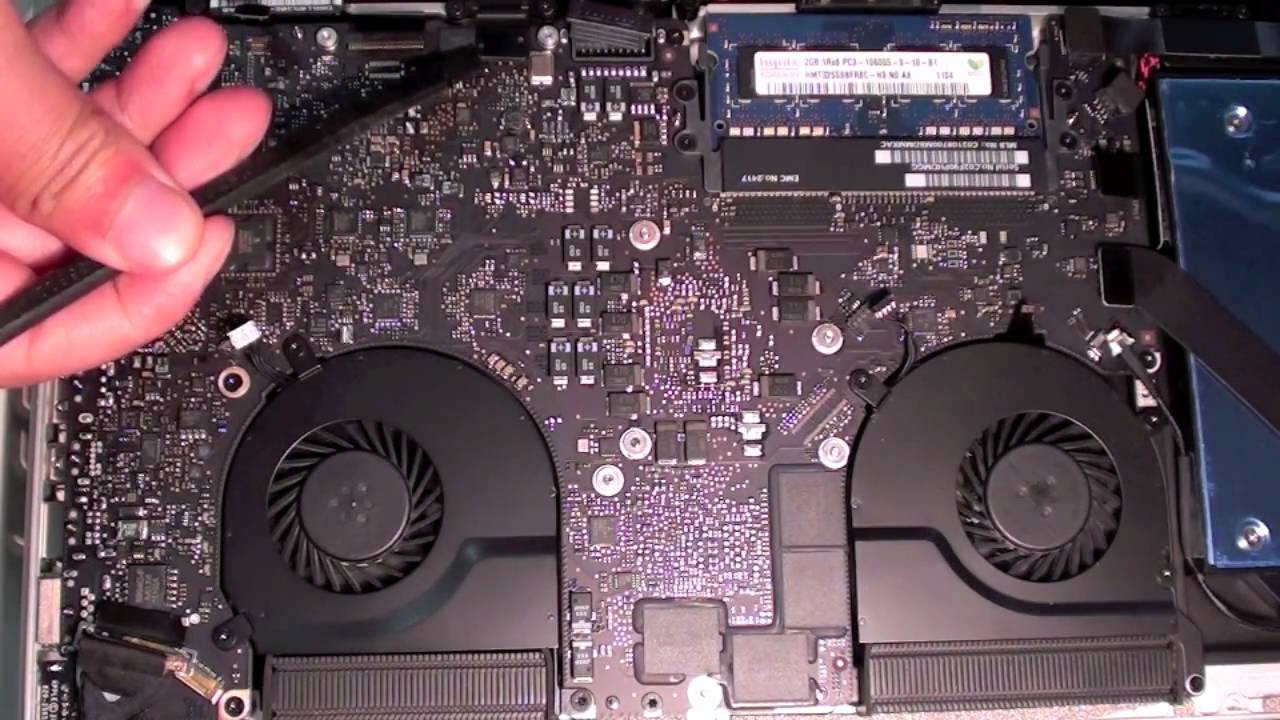 Macbook Pro 2011 15" i7 Thermal paste application tutorial