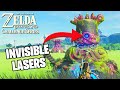 Breath of the wild but guardian lasers are invisible