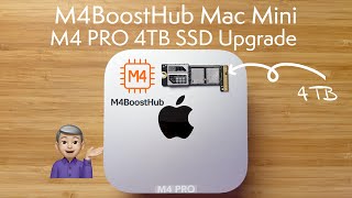 Upgrade Mac Mini M4 Pro Storage FAST: M4BoostHub SSD DIY Install & Speed Test