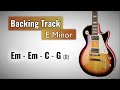 Classic Rock Backing Track E Minor | 100 BPM | Guitar Backing Track