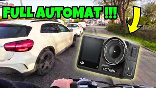 Rowerem do pracy !!! Omijam korki !!! Nagrywam DJI OSMO Action 4 full automat !!!