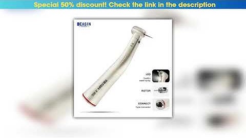 Best Dental Factory equipment increasing X95L red ring 1:5 with light contra angle handpiece Push B