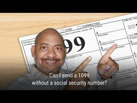 Can I Send A 1099 Without A Social Security Number?