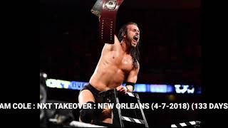 EVERY NXT NORTH AMERICAN CHAMPIONSHIP (2018-2020)