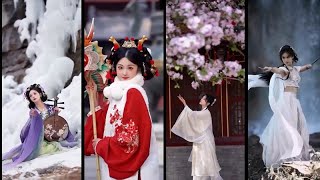 Прогулки в традиционных костюмах ханьфу стали новым трендом в Китае