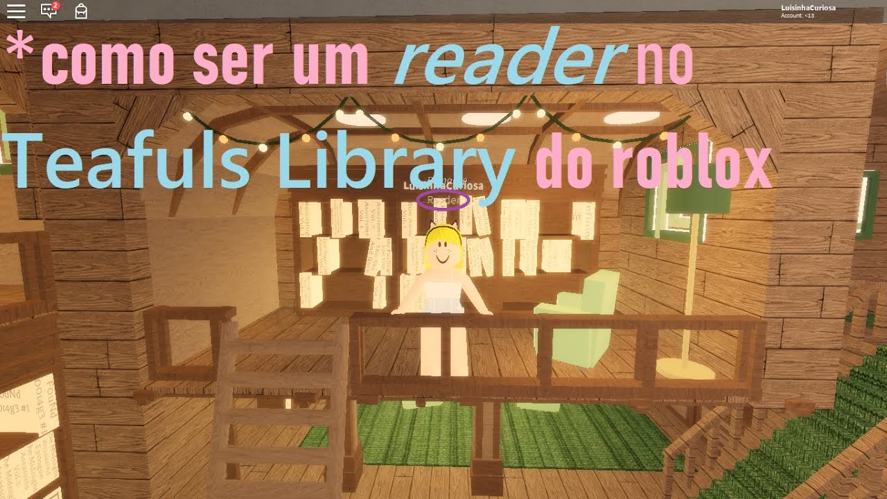 Como Ter O Titulo De Reader No Teaful S Library Roblox Youtube - como ser um hacker do roblox