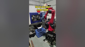 What do you think of the injection molding pick-up robot? #6-axis robot #industrial robot