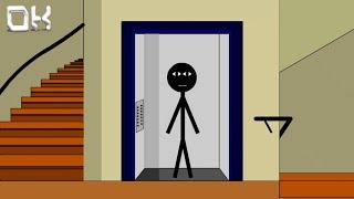 СТИКМЕН Застрял В СТРАШНОМ Лифте Побег из Лифта Stickman