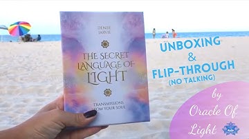The Secret Language of Light oracle cards by Denise Jarvie - unboxing & flip-through (no talking)