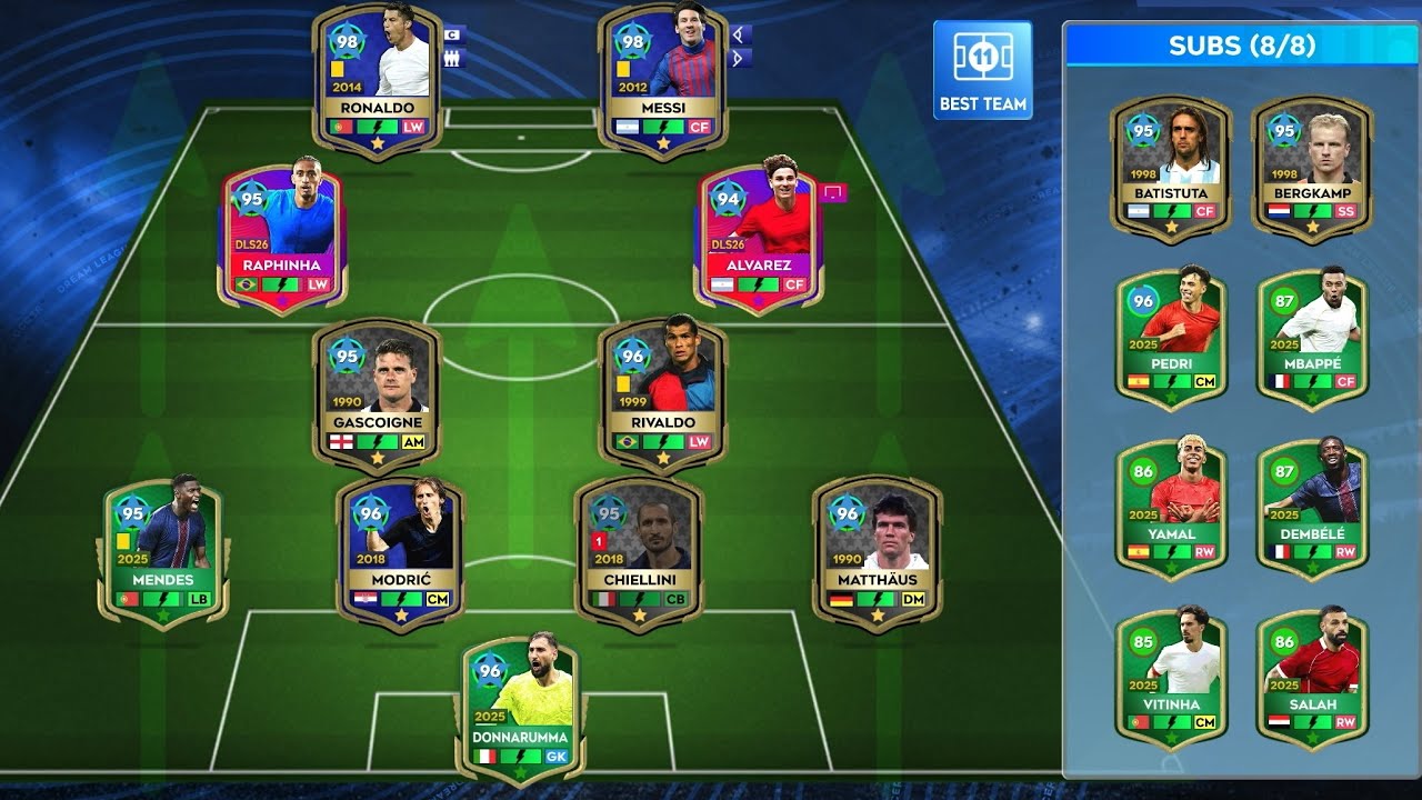 DLS 26 | LEGENDARY DIVISION | KICKOFF STARS  | TEAM OF 2025 | CLASSICS | LONGSHOTS | (3 MATCHES) | 