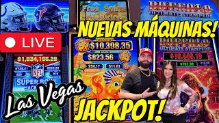 🔴EN VIVO DESDE LAS VEGAS EN BUSCA DE MÁQUINAS NUEVAS 🤩