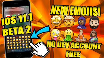 NEW EMOJIS!!!UPDATE TO iOS 11 1 BETA 2 FREE W:OUT DEVELOPER ACCOUNT!! LEGIT WORKING 2017!!