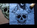 Keep Dreaming Linocut Printmaking Process | Relaxing Art | Satisfying Linoleum Carving | No Talking