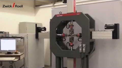 Biaxial Testing Machine - Biaxiale Materialprüfmaschine 20 kN