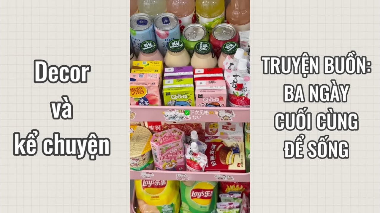 Decor và kể chuyện || 3 NGÀY CUỐI CÙNG ĐỂ SỐNG || Truyện buồn 😢 || Lieliedayy 🔮🧸