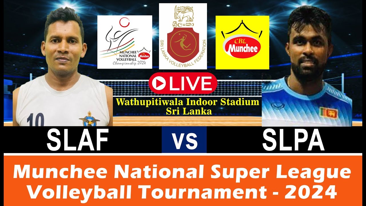 SLAF vs SLPA | Munchee National Super League Volleyball Tournament 2024