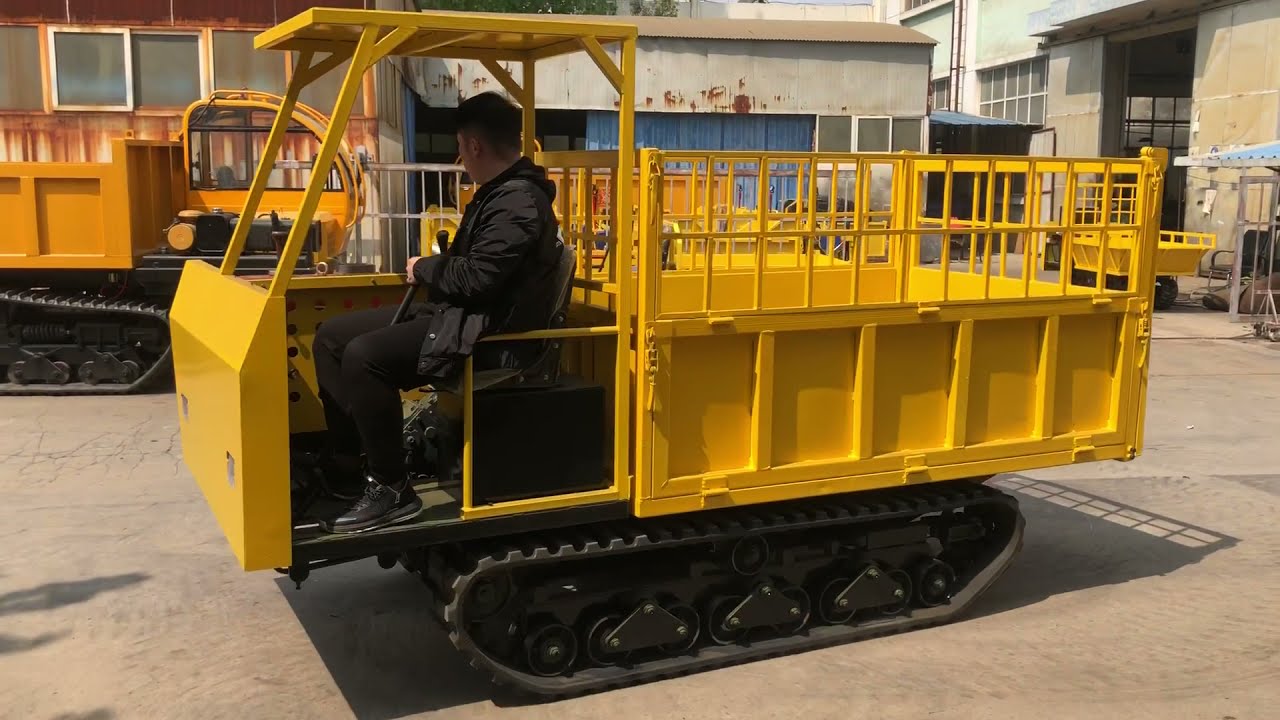 All-terrain dumper truck load 3 ton crawler truck for sale